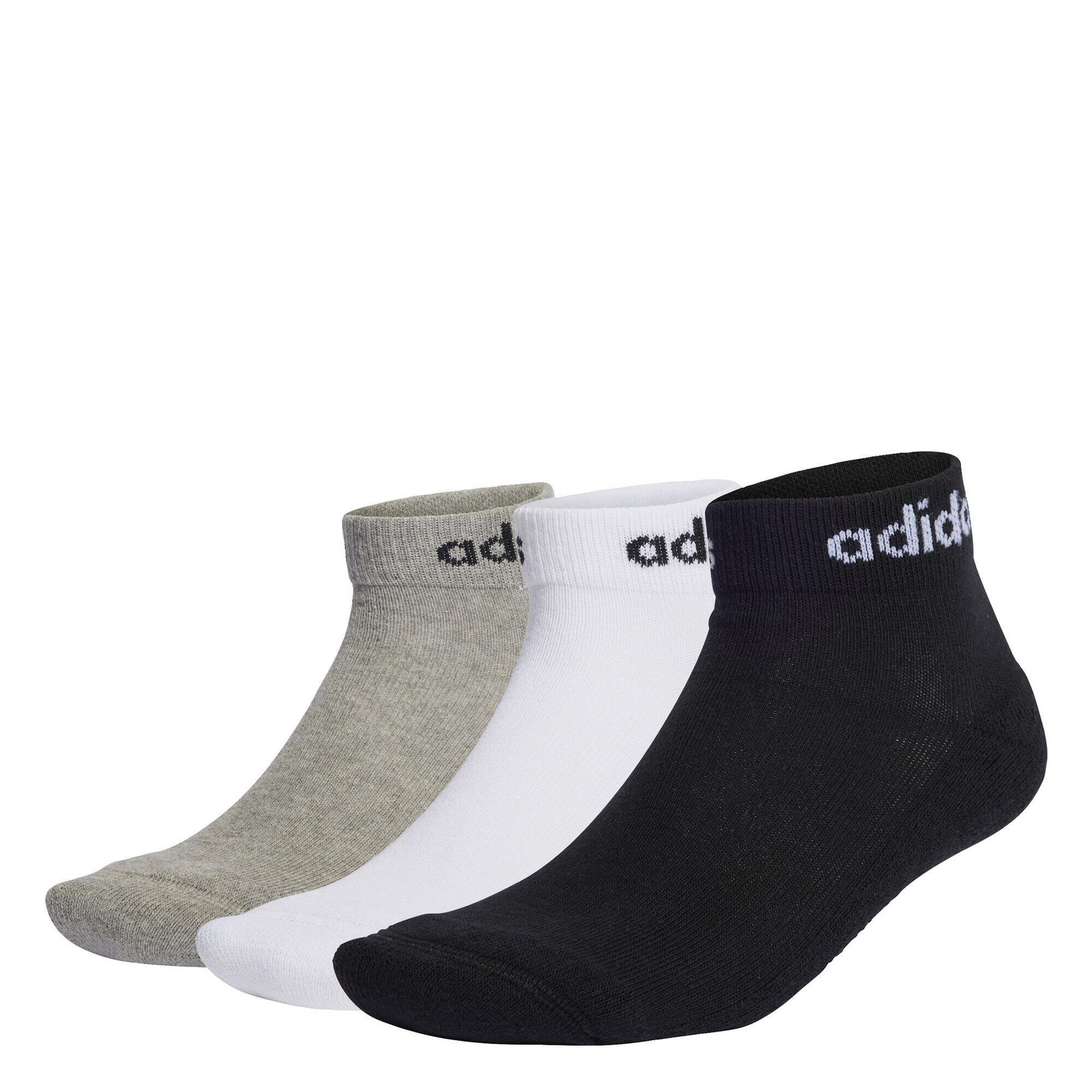 adidas, Set Di 3 Paia Di Calzini, Pończochy, Brezal Średnio/Biały/Czarny, M, Wielbiciel Unisex