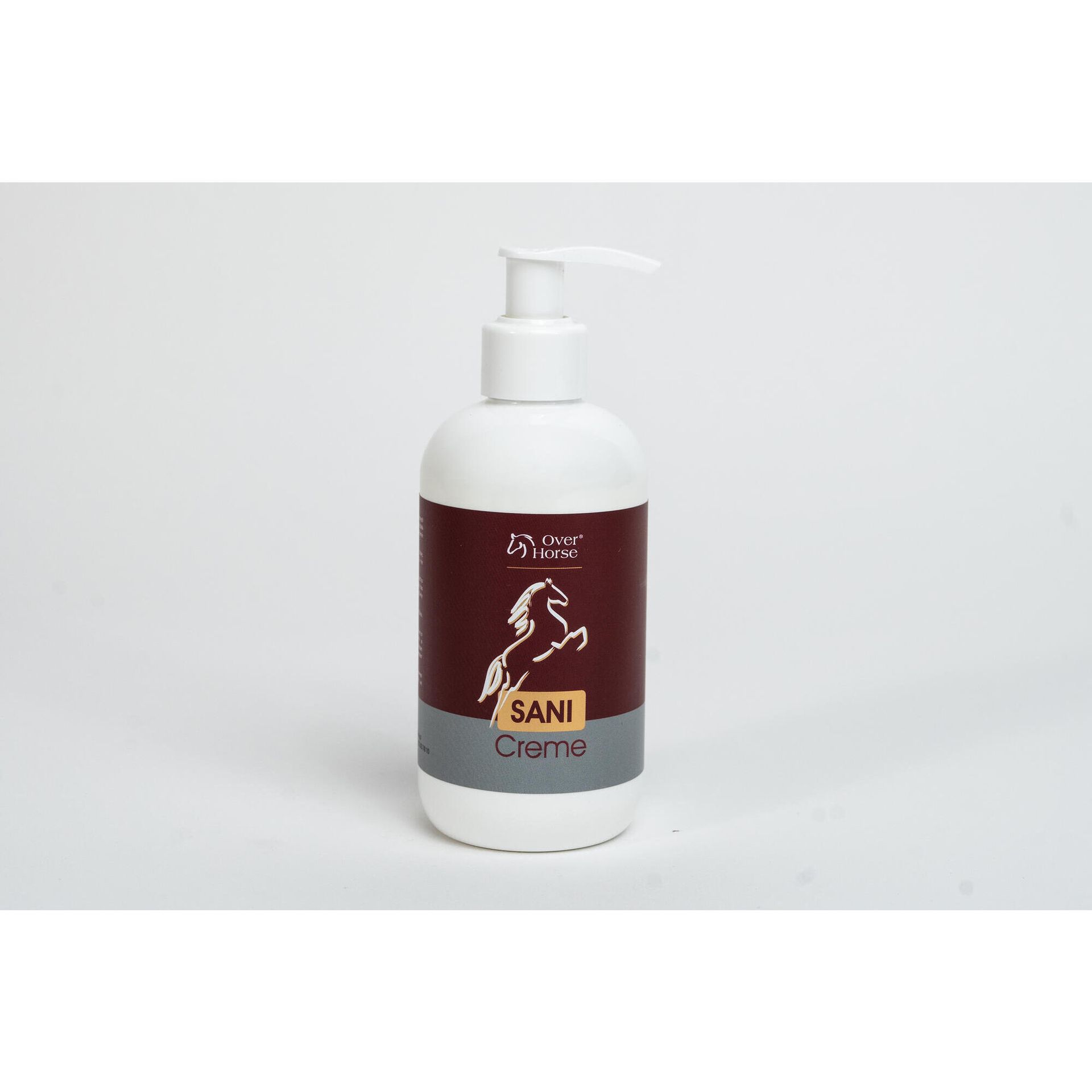 OVER HORSE SANI Creme 210 g Preparat przeznaczony do stosowania na skórę w miejscach delikatnie zranionych lub narażonych na otarcia czy uszkodzenia