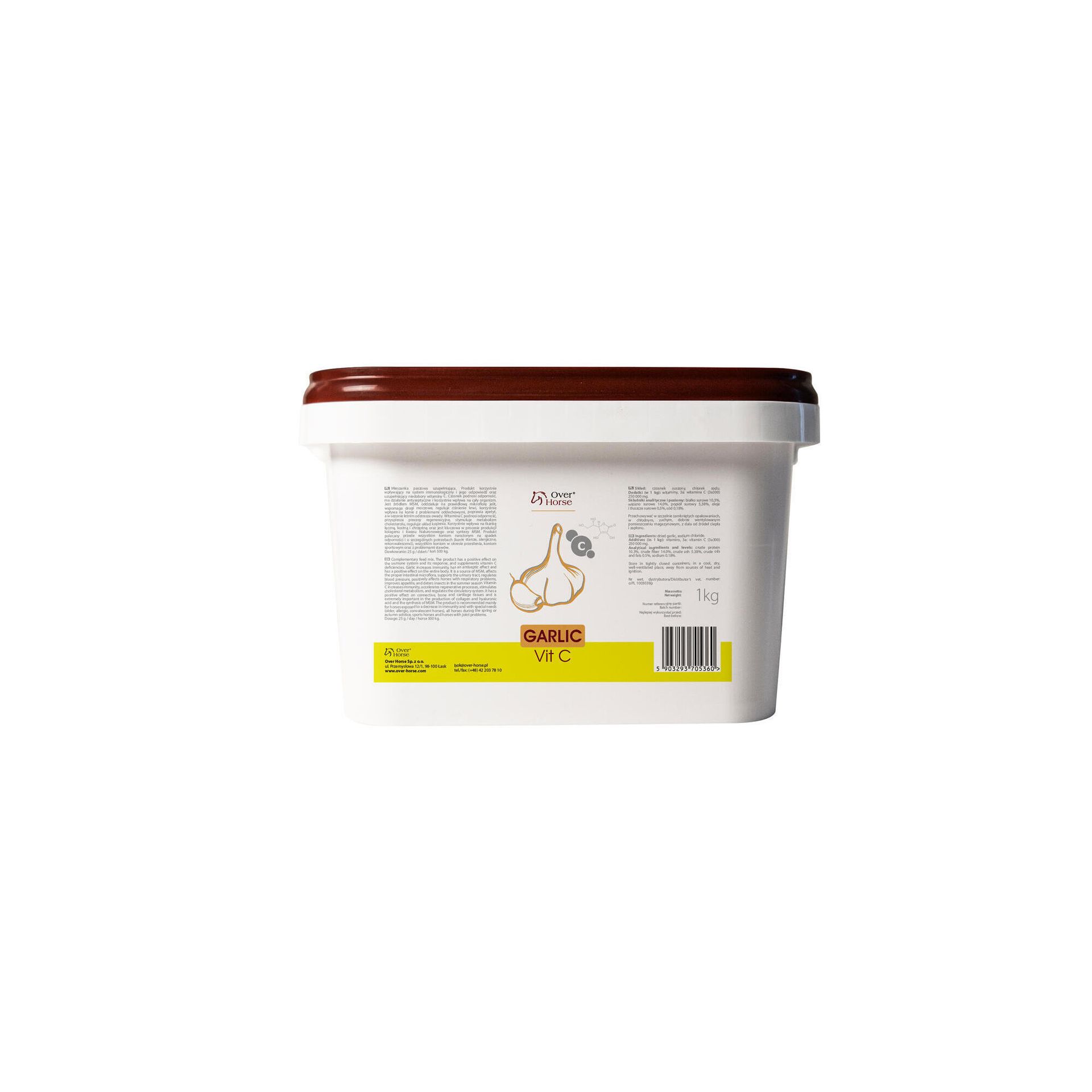 Overhorse Garlic Vit C 1 kg czosnek z witaminą C Overhorse