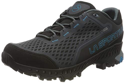 La Sportiva Spire GTX Buty Mężczyźni, slate/tropic blue EU 43 2021 Buty podejściowe 24B903614-43