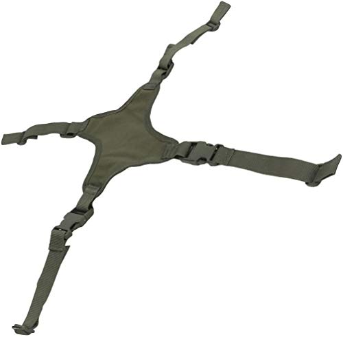 Mil-Tec Unisex – 16677001 Kask dla dorosłych – pająk, oliwkowy, rozmiar uniwersalny