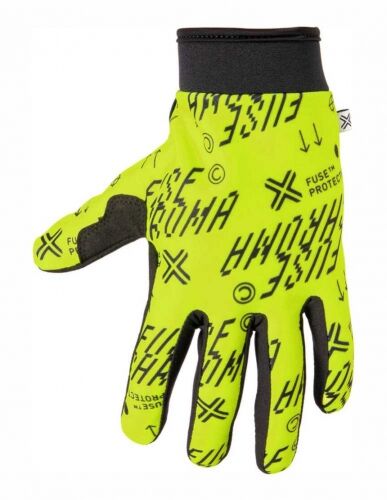 Fuse Chroma rękawiczki BMX Alias Neon Yellow