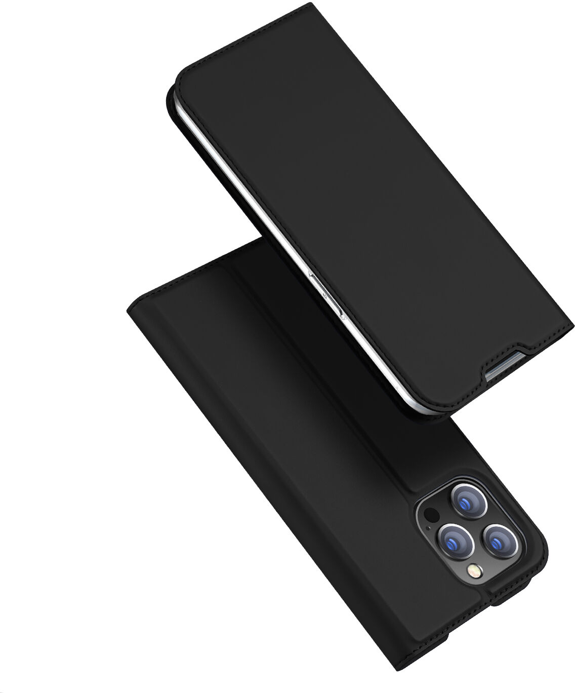 Dux Ducis Skin Pro kabura etui pokrowiec z klapką iPhone 14 Pro czarny