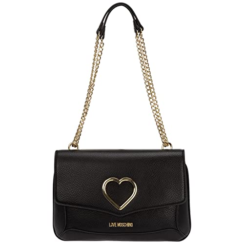 Love Moschino Kolekcja Jesień Zima 2021, Damska torebka na ramię, jeden rozmiar, czarny