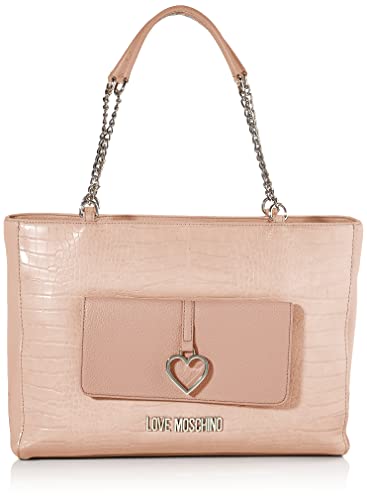 Love Moschino Collezione Autunno Inverno 2021, damska torba na ramię, jeden rozmiar, Różowy