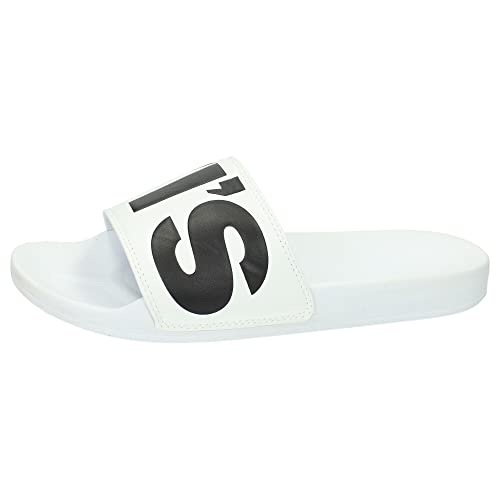 Levi's June L, płaskie sandały męskie, Biały, 47 EU