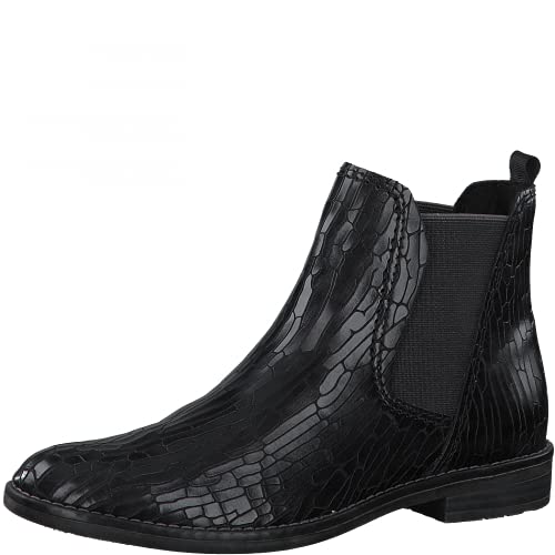 MARCO TOZZI Damen 2-25364-27 Stieflet, botki damskie, Czarny, 37 EU