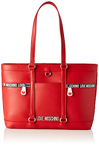 Love Moschino Kobieta, torba na ramię, kolekcja przed jesienią i zimą 2021, czerwona, U, Czerwony, Medium