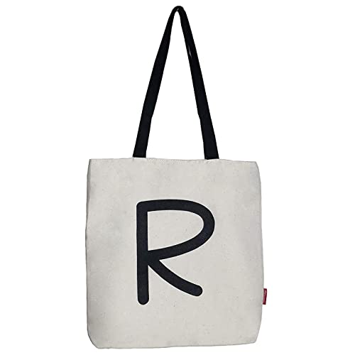 Econanos Hellobags2019 płócienna i plażowa torba na zakupy, 38 cm, biała (BLANCO)