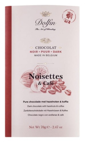 Czekolada Dolfin Noir Noisette & Cafe 70 g