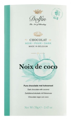 Czekolada Dolfin Noir Noix de coco 70 g