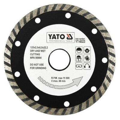 Yato tarcza tnąca TURBO 125mm - 6023 (YT-6023)