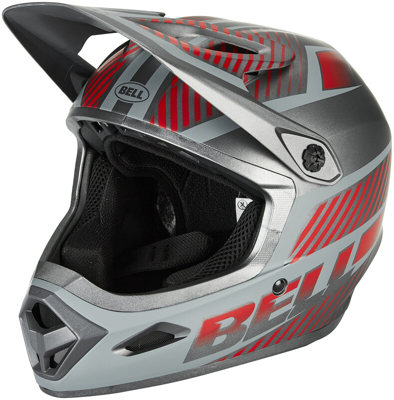 Bell Transfer Helmet, szary/czarny 59-61cm 2022 Kaski Fullface i Downhill