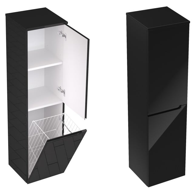Słupek Łazienkowy ETHOS BLACK - ETHC SL 35 2D K P
