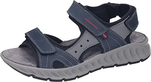 Manitu Sandały męskie 610006-05, niebieskie, 10 UK, Niebieski, 42.5 EU