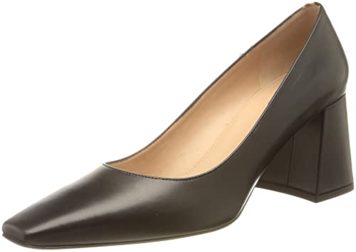 BOSS Damskie czółenka Charlotte Pump70-C z włoskiej skóry nappa z kwadratową nasadką, rozmiar, czarny (Black1), 39 eu