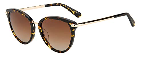 KATE SPADE Damskie okulary przeciwsłoneczne Savona/G/S, Havana, 53, Havana, 53 EU