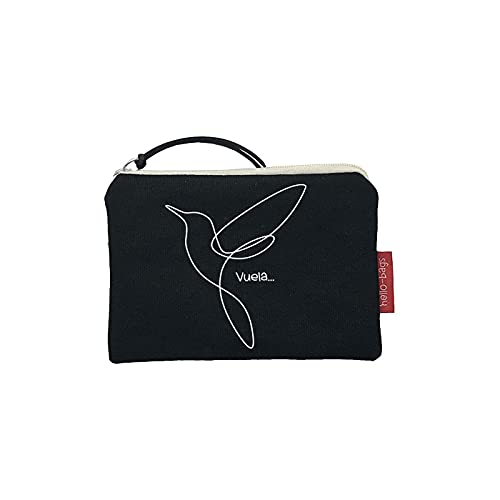 Hello-Bags Damska torebka N-001-VUELA, czarna, S