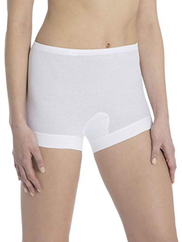 Calida Damskie spodnie bawełniane Cotton 2:2 Panties w jakości podwójnego prążkowania