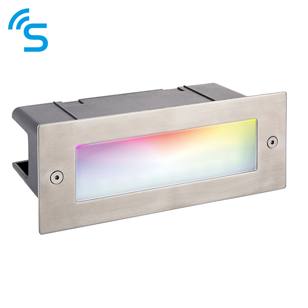 Zdjęcia - Żyrandol / lampa Endon Smart Seina 91962 Lampa schodowa do zabudowy 3.5W/SMD 5050 RGB IP44 