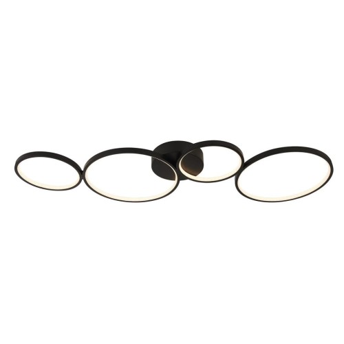 Cirque LED lampa sufitowa 4-punktowa czarna 25772-4BK