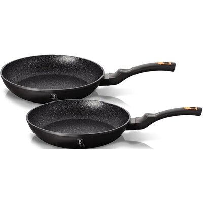 Berlinger Haus ZESTAW 2 PATELNI GRANITOWYCH 22/26cm BLACK ROSE BH-1644NF 1644NF