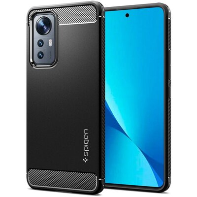 Etui SPIGEN Rugged Armor do Xiaomi 12 Lite Czarny