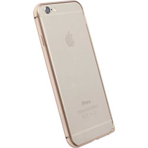 Krusell AluBumper do iPhone 6s złoty 90045