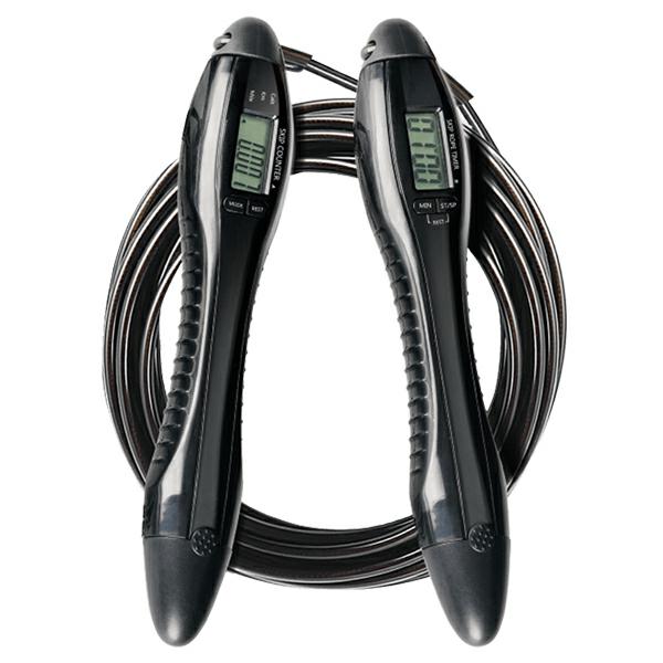 Xqisit skakanka z licznikiem cyfrowym czarny/black 42971