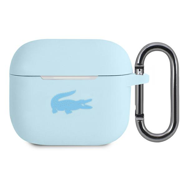 Etui Lacoste do AirPods 3 cover niebieski/blue Silicone