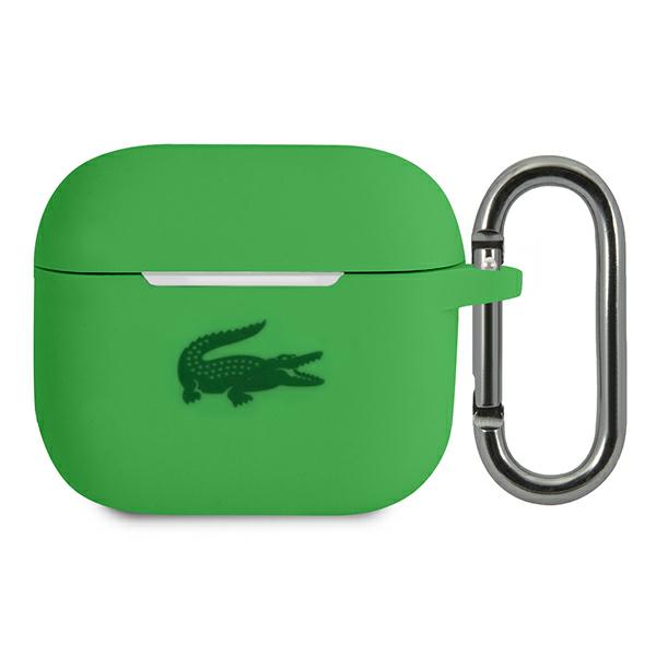 Etui Lacoste do AirPods 3 cover zielony /green Silicone