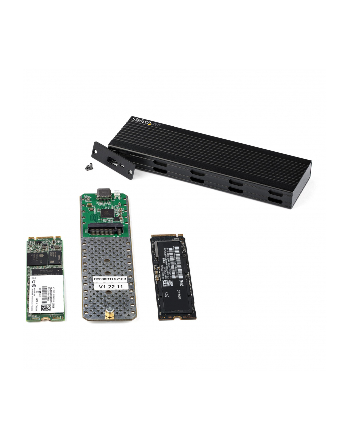 DARMOWA DOSTAWA - StarTech SM2E1BMU31C .com obudowa do dysków twardych Obudowa SSD Czarny M.2