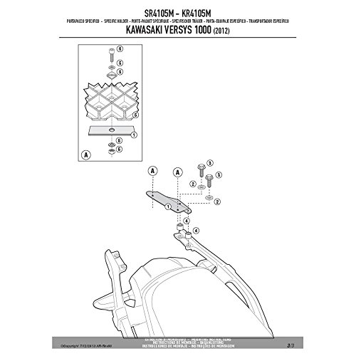 PORTAPACCHI KAWASAKI VERSYS