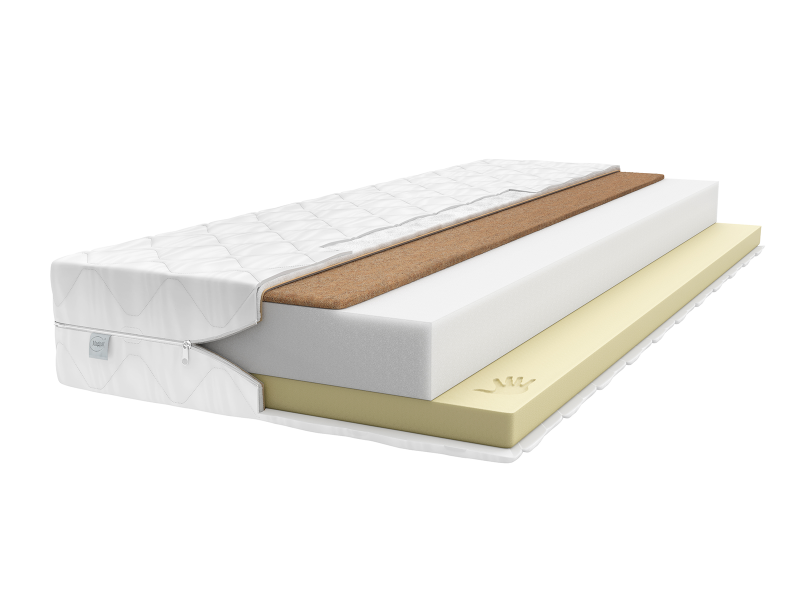 Materac piankowy Lulu 60x120 kokos + visco