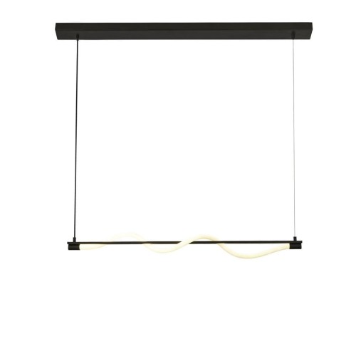 Serpent LED lampa wisząca 1-punktowa czarna 57211BK