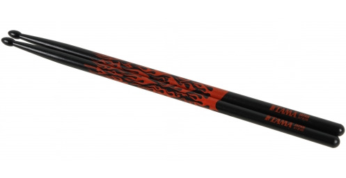 TAMA O5A-F-BR Japanese Oak Rhythmic Fire Black with Red Pattern