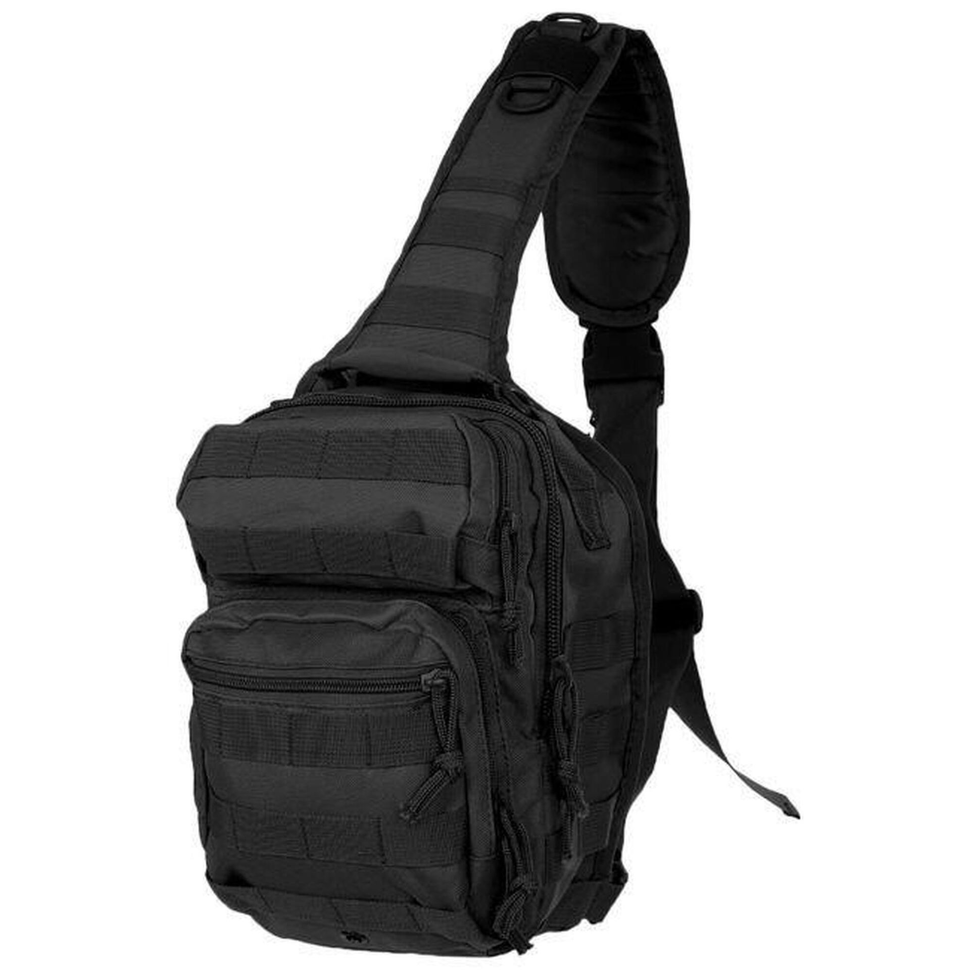 Mil-Tec US Assault Pack One Strap Small, czarny, s