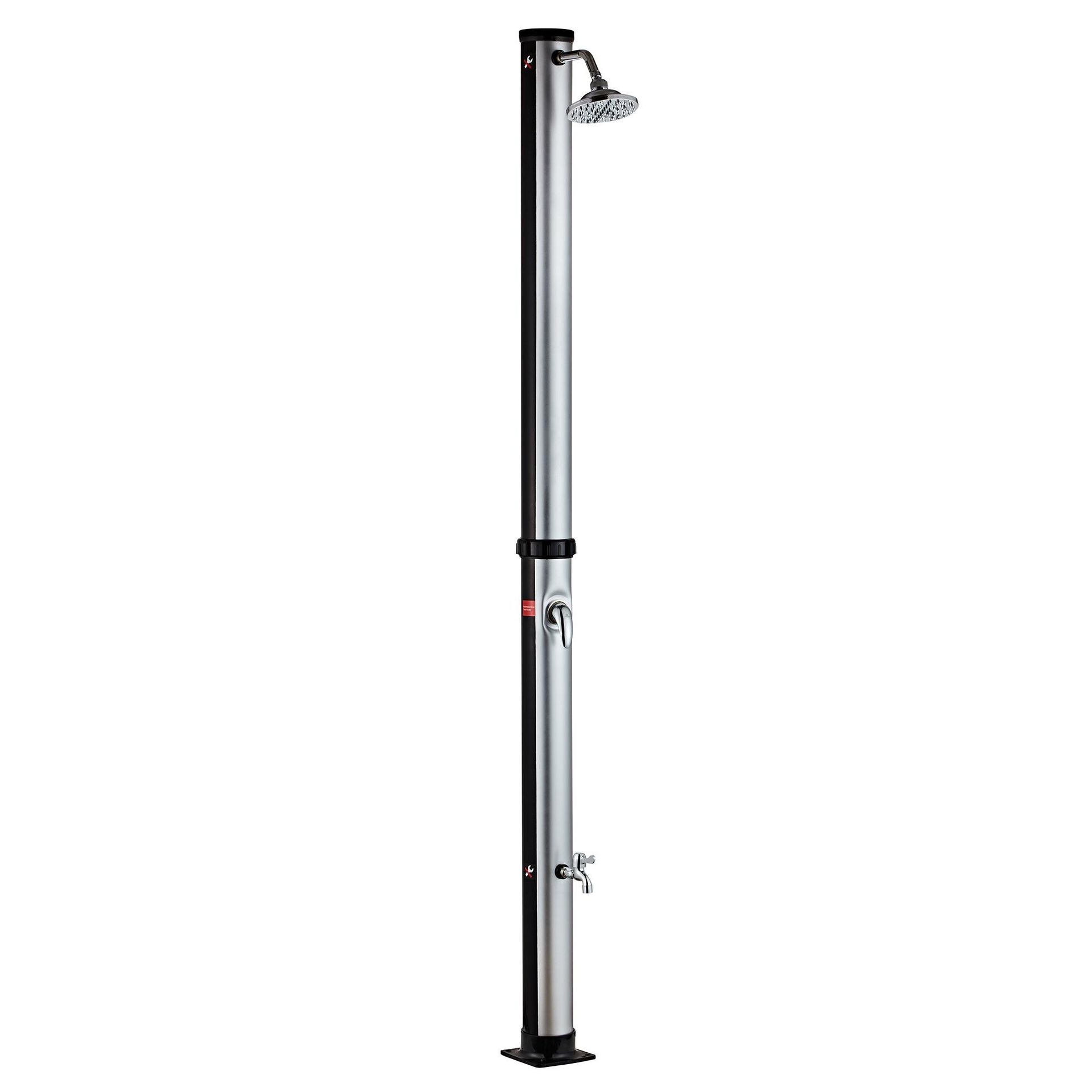 Prysznic solarny 20l Czarny/Chrom