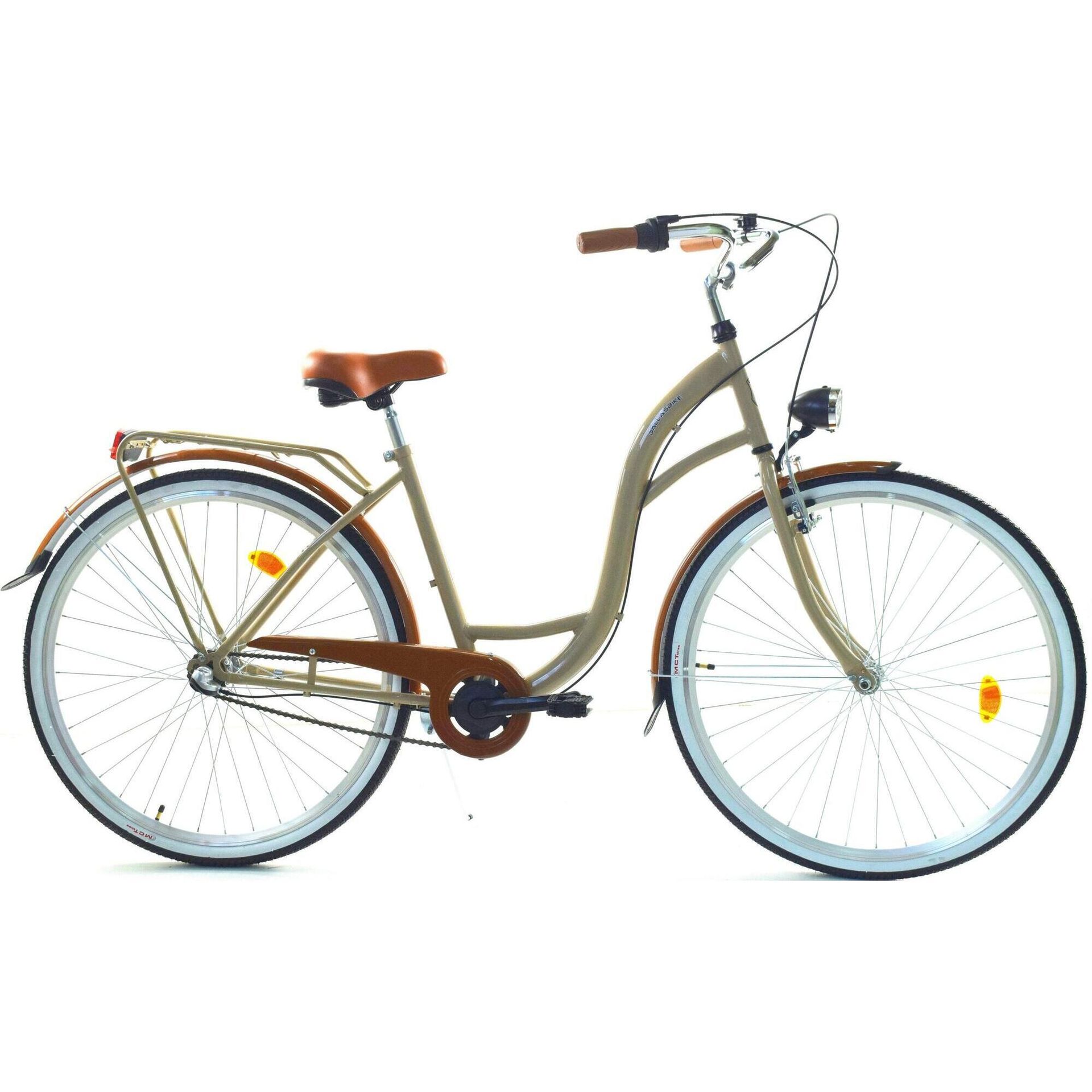 Dallas Bike City 3spd 28 cali Cappucino z brązem