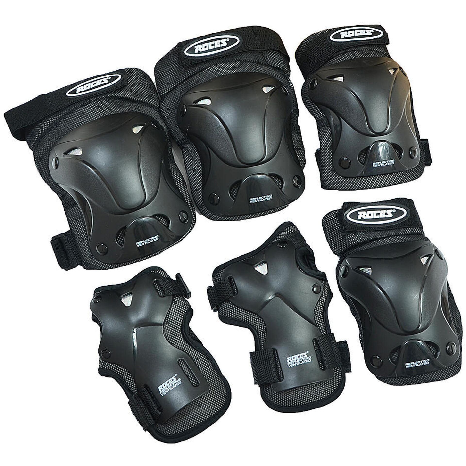 Roces ochraniacze Ventilated Pack Black M