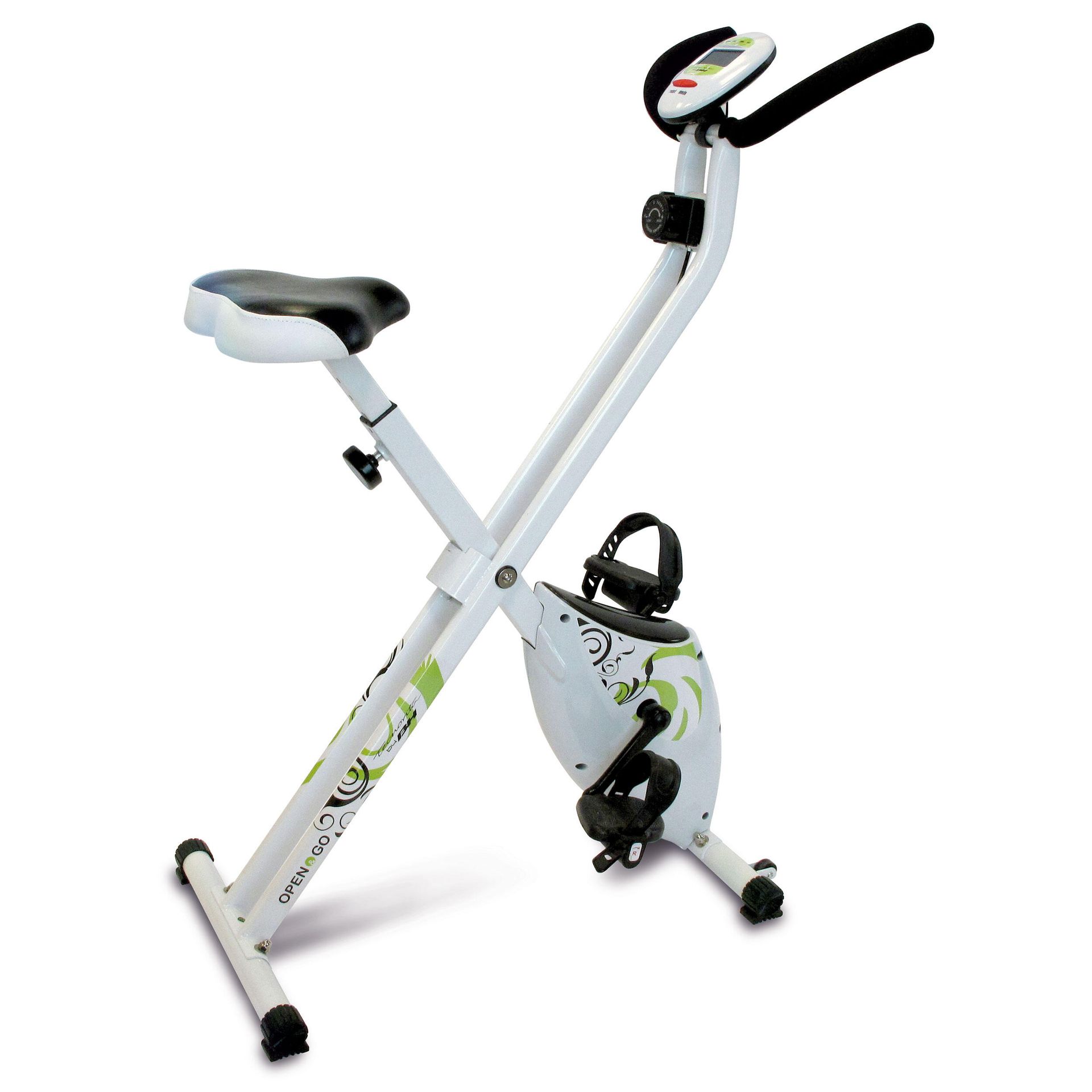 BH Fitness Open & Go Bike YF90 Biało-zielony