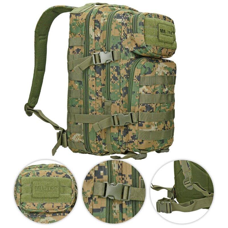 Mil-Tec Plecak Assault Pack II 20 l Digital Woodland (14002071) 14002071