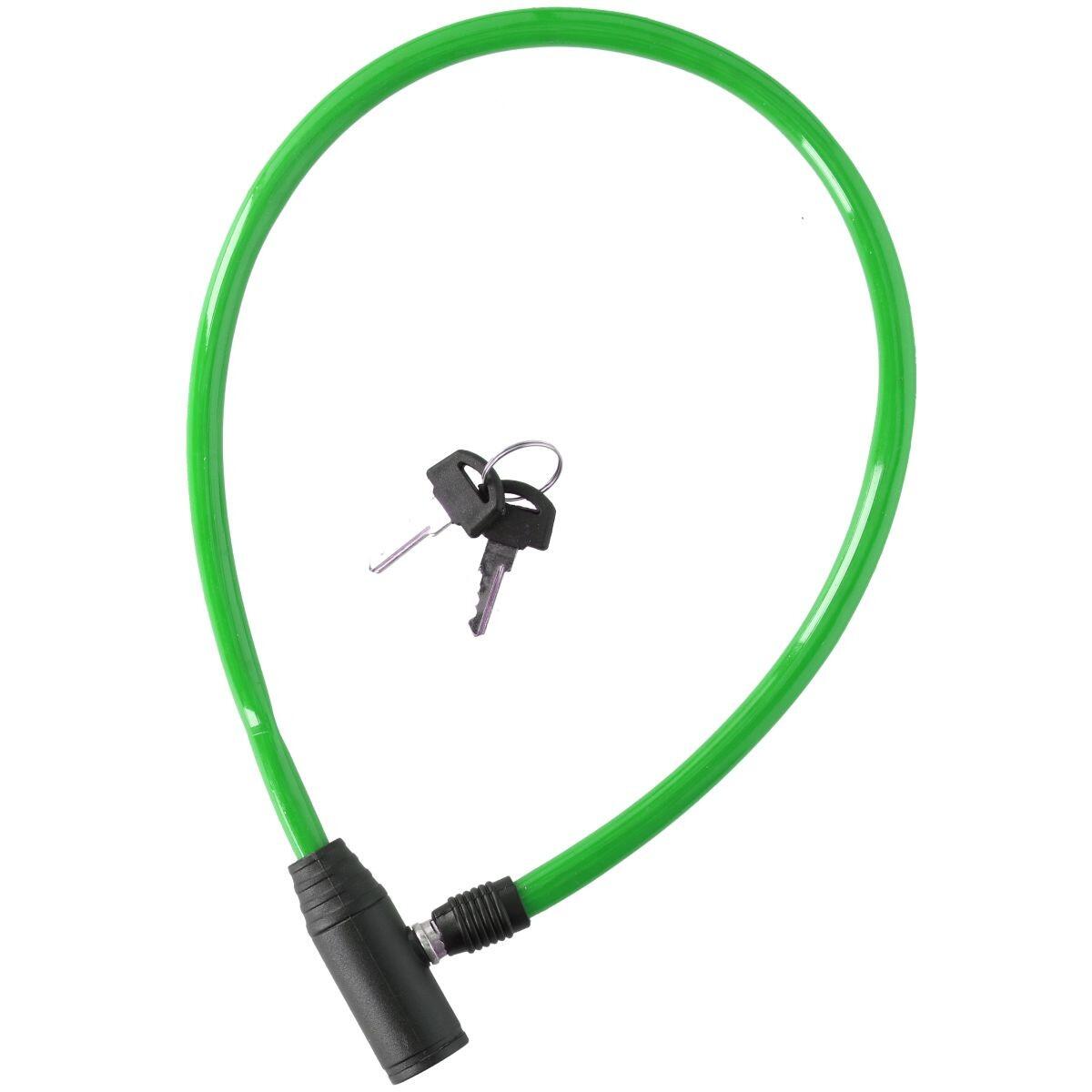 DUNLOP Zapięcie rowerowe DUNLOP E-02925 Linka Zielony
