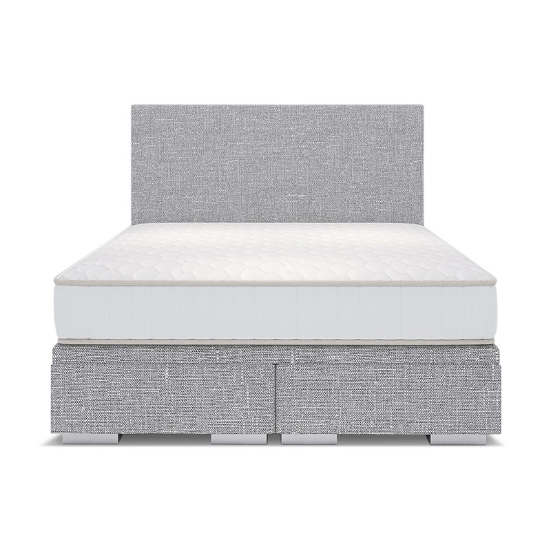 Łóżko ALBINO BED DESIGN kontynentalne : Rozmiar - 200x200, Tkanina - Grupa I, Pojemnik  - Bez pojemnika
