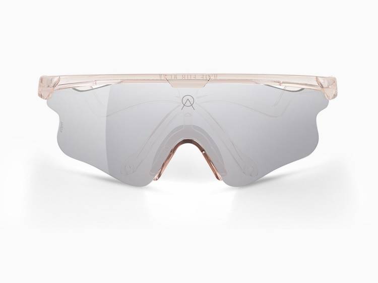 ALBA OPTICS Okulary rowerowe DELTA LEI LEI SNW PINK VZUM MR ALU