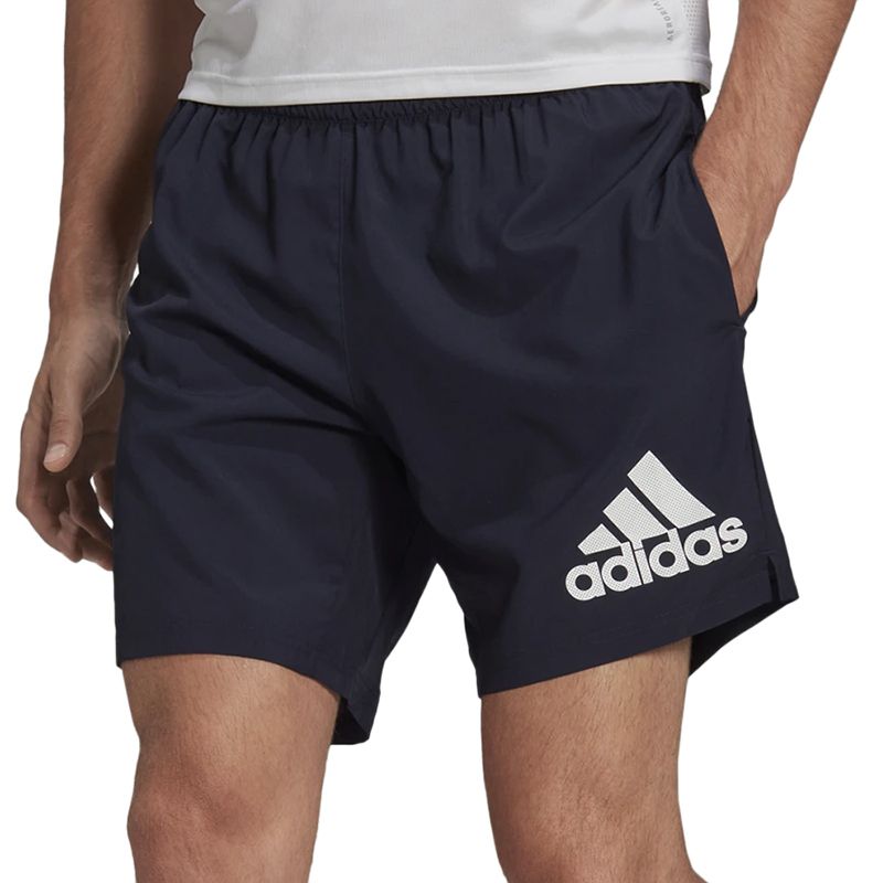 Spodenki adidas Run It Short HB7474 - granatowe