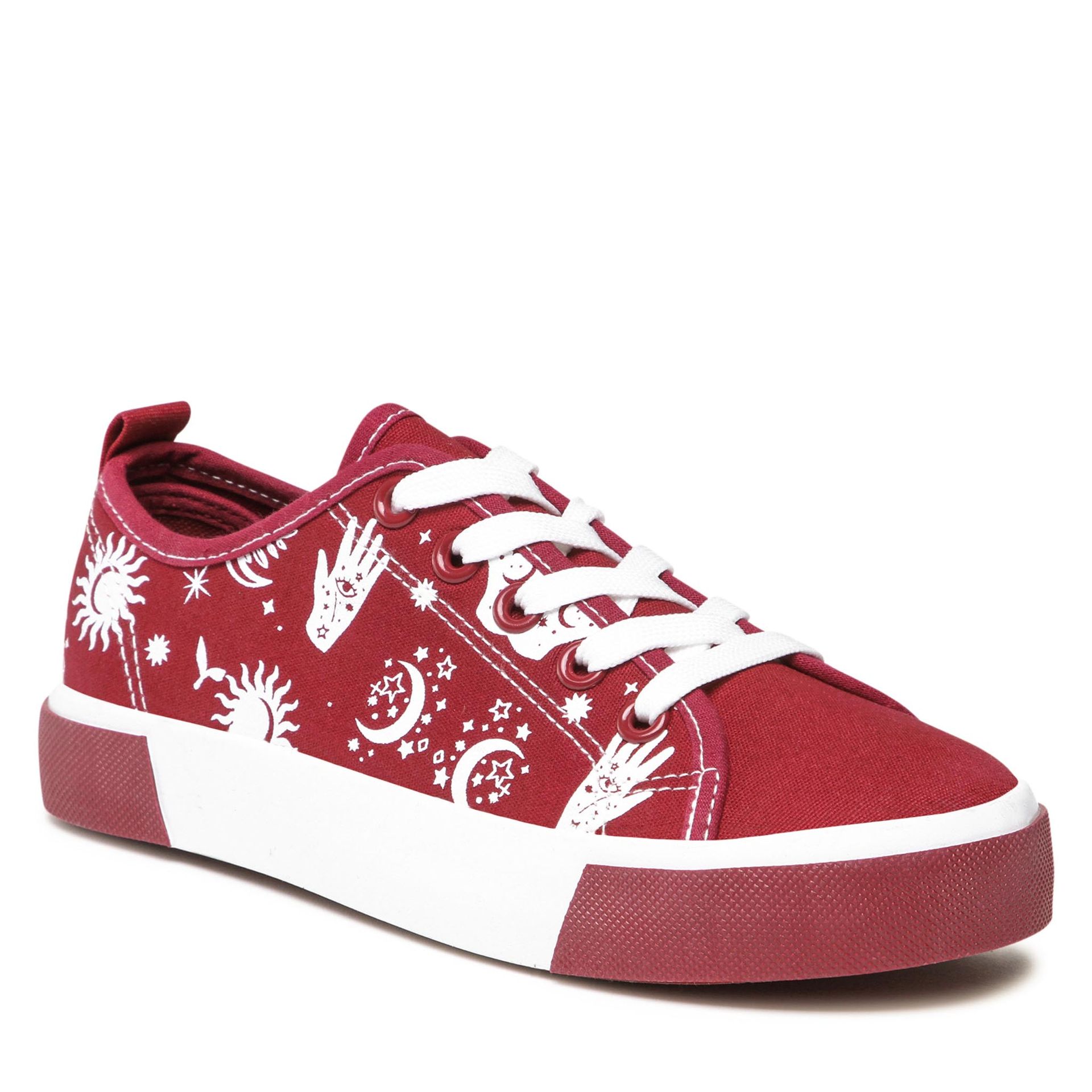 Tenisówki NELLI BLU - CSS20408-03 Burgundy