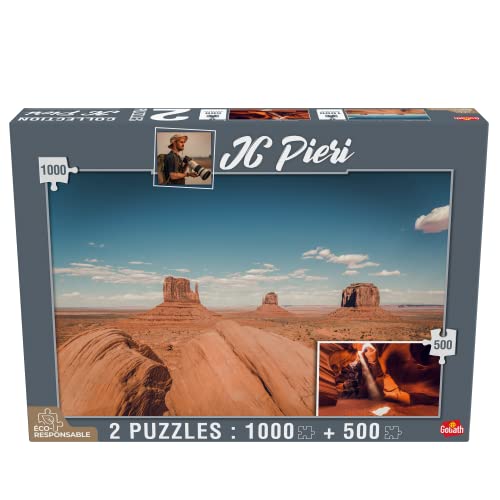 Goliath - Puzzle - Kolekcja JC Pieri - Monument Doliny i Antelope Canyon (USA) - 1000 i 500 sztuk - Od 7 lat