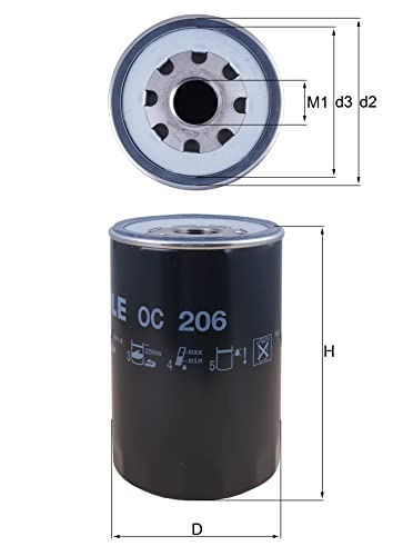 Knecht Filtr oleju OC 206 OC 206