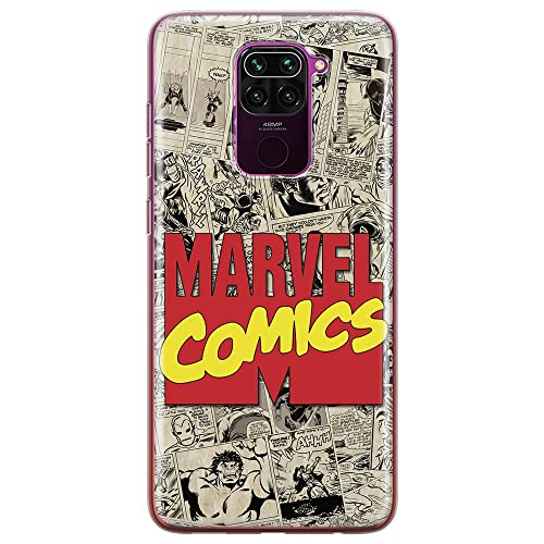 ERT GROUP etui na telefon Xiaomi REDMI NOTE 9, case oryginalny i oficjalnie licencjonowany przez Marvel, wzór 004, optymalnie dopasowane, plecki z TPU